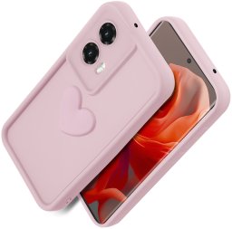 krainaGSM Etui do Motorola Moto G85 5G silikonowe MATOWE serce