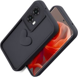 krainaGSM Etui do Motorola Moto G85 5G silikonowe MATOWE serce