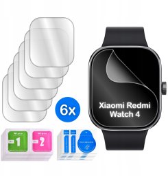 krainaGSM FOLIA do Xiaomi Redmi Watch 4 na ekran 3D 6 sztuk