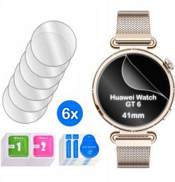 krainaGSM FOLIA do Huawei Watch GT 6 41mm na ekran 3D 6 sztuk