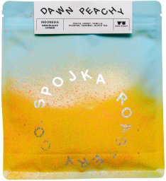 Kawa ziarnista Runty Roaster Spojka - kawa ziarnista Indonezja Dawn Peachy Anaerobic Washed Processing With Fruit Enzymes Omniroast 200 g