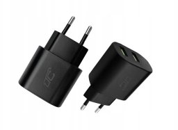 Ładowarka LTC Ładowarka sieciowa LTC QC  20W 2xUSB-A  czarna
