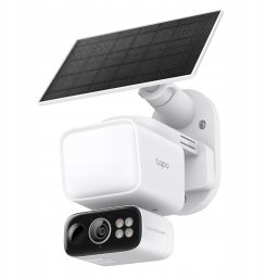 Kamera IP TP-Link Tapo C615F KIT zewnętrzna kamera z reflektorem panel słoneczny (3MP, 2K, 1296p, IR, WiFi, micro SD card, IP65)