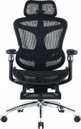 Krzesło biurowe Sihoo Fotel biurowy z podnóżkiem DORO C300 Pro Mesh Black with footrest (DORO-C300-PRO-M101-JT)