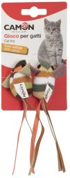 Camon Camon Cat Toy zabawka dla kota myszki w paski 2 szt