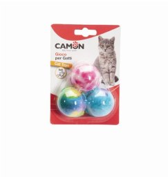 Camon Camon Cat Toy zabawka dla kota piłeczki z dzwonkiem 3 szt