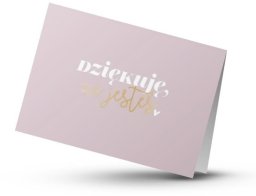 Szaron Kartka składana - Dziękuję że jesteś złocona