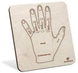 Stuka Puka Puzzle drewniane - Przybij piątkę Anatomia dłoni