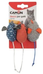 Camon Camon Cat Toy Zabawka dla kota Myszki z kocimiętką 3 szt