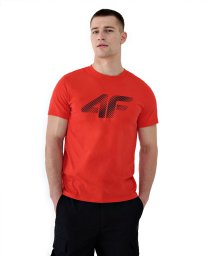 4f KOSZULKA MĘSKA CASUAL BAWEŁNIANA 4F 4FWMM00TTSHM2257-62S