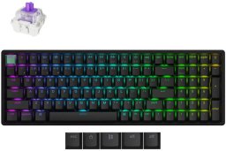 Klawiatura Keychron K4 HE, Gateron Double-Rail Magnetic Nebula Switch, Wireless, czarny, US