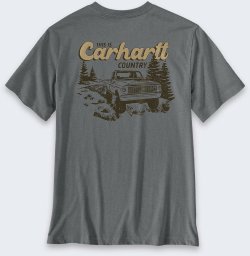 Carhartt WIP Koszulka Carhartt Irvine Truck WEATHERED ASH HEATH