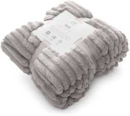 ZOLLNER Koc 70x160 SOFT beżowy mikroflano puszysty 300gsm