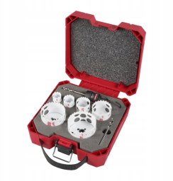 Delphi Tools MILWAUKEE OTWORNICE HOLEDOZER QUICKLOCK ZESTAW  9 szt.