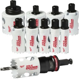 Delphi Tools MILWAUKEE OTWORNICE HOLEDOZER QUICKLOCK ZESTAW 13 szt.