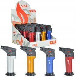 Weldline GAZOWY MINI PALNIK VIHI TRANSPARETN DISPLAY VH-001 12szt.