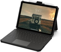 4kom.pl UAG USB-C Keyboard - obudowa ochronna z klawiaturą do iPad 10.9" 10 gen. / 11" (A16) z uchwytem do Apple Pencil (black/gray)