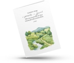 Szaron Kartka składana - Ja jestem drogą - pejzaż