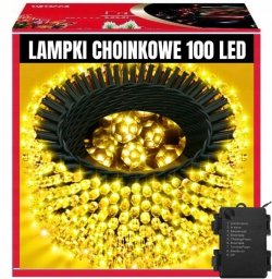 Lampki choinkowe ExtraLink Extralink | Lampki choinkowe | świąteczne, 10,5m, 100 LED, ciepłe, białe, na baterie