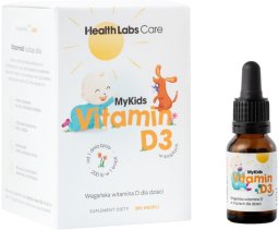 HealthLabs HEALTHLABS_MyKids Vitamin D3 suplement diety w kroplach 9,6ml (5906146792999)