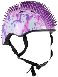 No Fear KASK ROWEROWY DZIECIĘCY REGULOWANY NO FEAR MOHAWK R.(48-52CM) WHITE/PURPLE