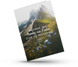 Szaron Kartka składana - Przerzuć swą troskę - domek