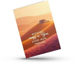 Szaron Kartka składana - Wszystko mogę w Tym - domek