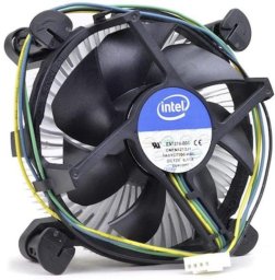 Chłodzenie CPU Intel Intel E97378-001, Air cooler, Aluminium, Black