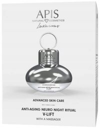 Apis Apis Advanced Skin Care Przeciwzmarszczkowy neuro-rytuał V-LIFT na noc z masażerem 50ml