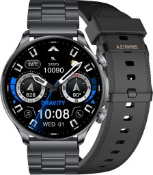 Smartwatch Gravity SMARTWATCH męski GRAVITY GT35-2 GPH/GPH/BK