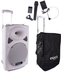 Kolumna Ibiza Sound Kolumna mobilna Ibiza PORT12UHF-BT-WH one size