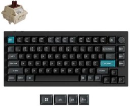 Klawiatura Keychron Q1 Ultra Silk POM Brown Przełączniki Czarny (Q1U-M3)