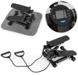 Stepper Stepper z ekspanderami do ćwiczeń fitness licznik wyświetlacz ModernHome EDUKAMP