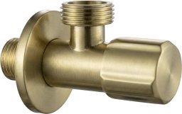 Rea Zawór kątowy 02 1/2" x 3/4" Złoty szczotkowany