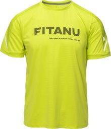 FITANU Męska koszulka z krótkim rękawem Fitanu FLAN siarka wiosenna rozmiar S