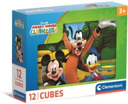 Clementoni CLE Cubi klocki 12 MickeyMouse ClubHouse 41348