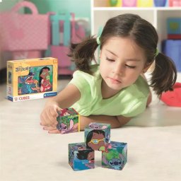Clementoni CLE Cubi klocki 12 Stitch 41347
