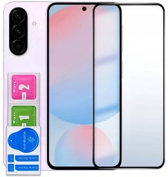 krainaGSM SZKŁO HARTOWANE do Samsung A56 5G | A36 5G PEŁNE NA CAŁY EKRAN 5D SZYBKA