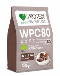 Aliness BeOrganic Białko serwatkowe WPC 80 Kakao BIO* 345g one size