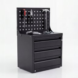 Jan Nowak Organizer z tablicą perforowaną i szufladami 660 x 400 x 300 mm