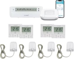 EQ3 Homematic IP Starter Bundle Podłogowe ogrzewanie - podstawowe dla 4 pomieszczeń