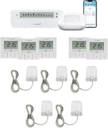 EQ3 Homematic IP Starter Bundle Podłogowe ogrzewanie - podstawowe dla 5 pomieszczeń