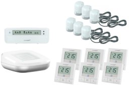 EQ3 Homematic IP Starter Bundle Podłogowe ogrzewanie - podstawowe dla 6 pomieszczeń