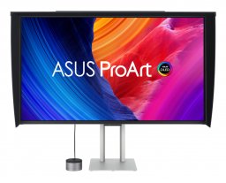 Monitor Asus ASUS ProArt OLED PA32UCDMR-K monitor komputerowy 80 cm (31.5") 3840 x 2160 px 4K Ultra HD QD-OLED Czarny, Srebrny