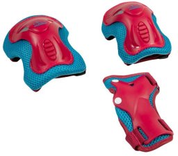 Hudora HUDORA protector set kids (berry/turquoise, size S)