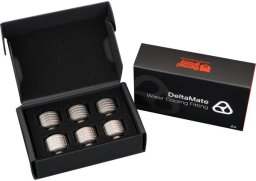 Thermal Grizzly DeltaMate Fitting - ST16 Matt Nickel (6-Pack)