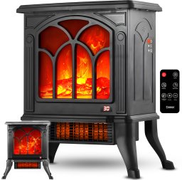 Grzejnik Cronos Kominek grzejnik elektryczny wolnostojący Cronos z termowentylatorem