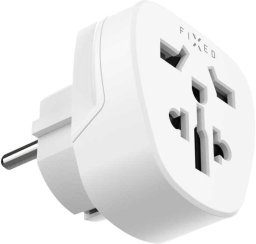 Fixed Adapter / przejściówka Fixed World to EU z UK / USA / AUS do Europy Schuko, biały