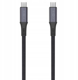 Kabel USB Fixed USB-C - USB-C 2 m Szary (FIXDBP-CC2-GR)