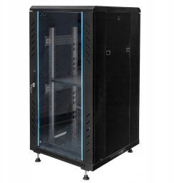 Szafa Netberg Szafa RACK 19" 22U NETBERG Stojąca Instalacyjna 600x600 mm Otwierane Boki